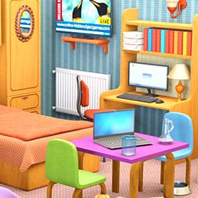Isometric Dorm Room