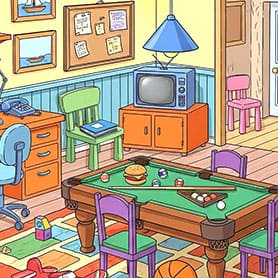 Messy House Hidden Alphabets at Hidden7