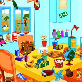 Turquoise House Hidden Objects
