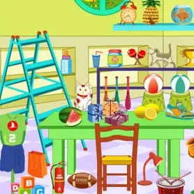 Play Blue House Hidden Objects