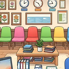Play Waiting Room Hidden Alphabets